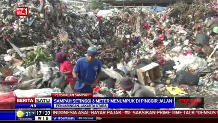 Gundukan Sampah di Penjaringan Ganggu Kenyamanan Warga