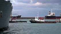 WARSHIP A15 ARRIVAL AT HERAKLION PORT