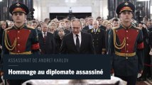 Grande cérémonie en hommage au diplomate russe assassiné