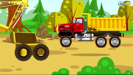 The Police Car and The Fire Truck - Emergency Vehicles Cartoons for children - Video for kids