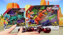 Jurassic World Dinosaur Hero Mashers Jell-O Surprise Eggs! NEW Dino Jurassic Park Toys DisneyCarToys