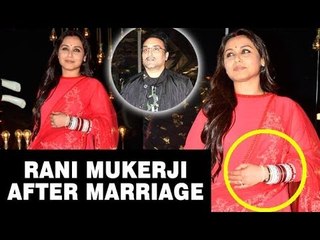 Rani Mukerji's First Public Outing Post-Wedding