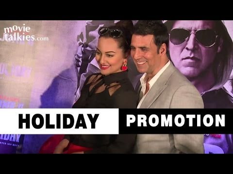 Akshay Kumar And Sonakshi Sinha At the Press Conference Of The Film 'Holiday'