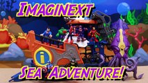 Spiderman and The Avengers are Saved by Batman and Superman at Imaginext Deep Sea Mission Command