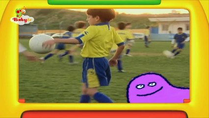 Kids Playing Football - Paint Me a World | BabyTV