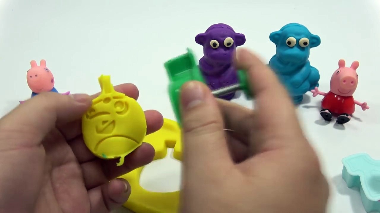 Play Doh & PEPPA PIG KIDS TOYS Monkey Lion Molds FunnY & Creative for Children PlayDoh Fun!