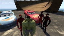 Disney Cars Dinoco&McQueen Hulk Spidermans and Nursery Rhymes
