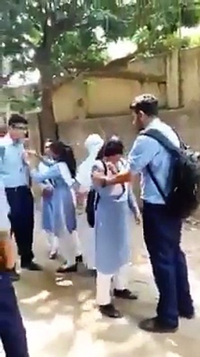 paki boy n girl doing shamless act in school