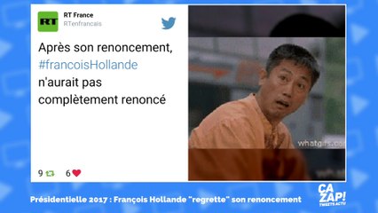 François Hollande regrette son renoncement : les internautes réagissent !