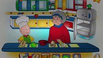 Caillou Cooking With Grandma Cartoon Animation PBS Kids Game Play Walkthrough