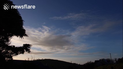 Rare Kelvin-Helmholtz cloud formation