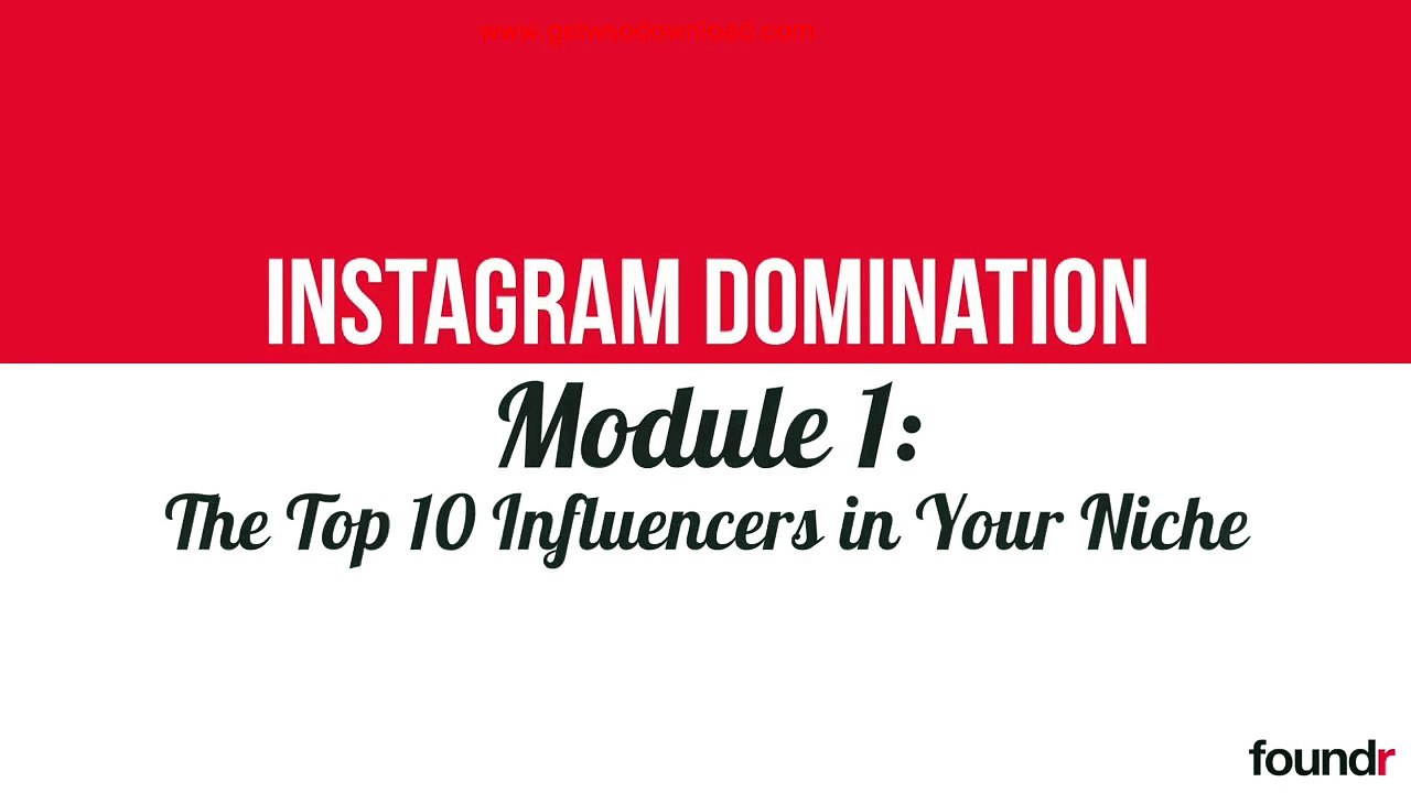 The  Top 10 Influencers in Your Niche.