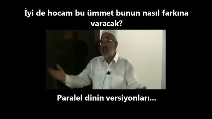 İyi de hocam bu ümmet bunun nasıl farkına varacak?
