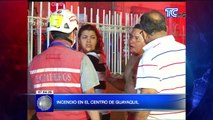 Incendio consumió casi todos los enseres en el centro de Guayaquil