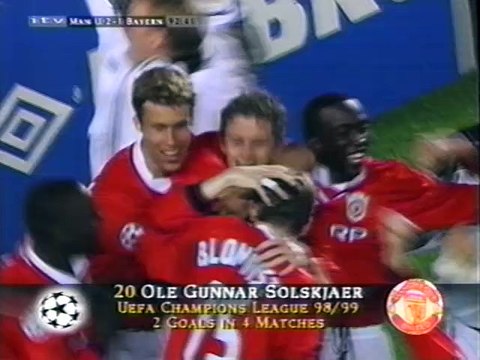 Bayern Munich v Manchester Utd CL Final 1998-99