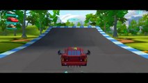 CARS 2 - Fast As Lightning Mcqueen & Tow Mater Race Around Radiator Spring! Disney Pixar Cars