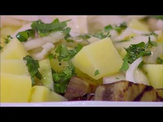 سلطة البطاطس والباذنجان المشوي | سالي فؤاد