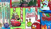 ANGRY BIRDS & CARS Candy Canes and MORE CHRISTMAS CANDY!