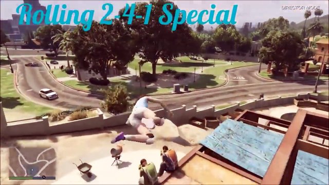 #13 GTA 5 Wrestling And Street Fighting Like in WWE (Powerbomb , Suplex , AA , RKO...) No Mod (1)