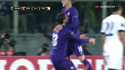 Kuba Błaszczykowski asysta Fiorentina - Tottenham