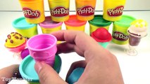 Play Doh Ice Cream Popsicles with Molds DIY How to Make Colors Milk Icecream by ToyMonster