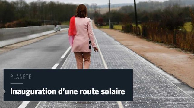La première route solaire au monde inaugurée en Normandie