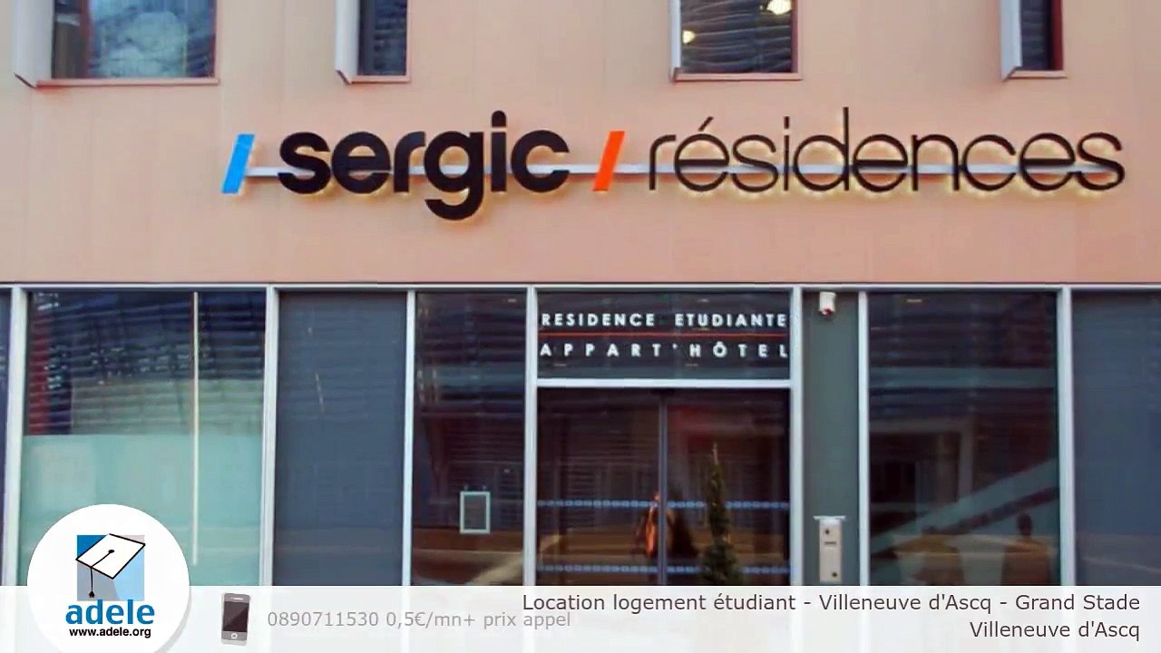 Location logement étudiant - Villeneuve d'Ascq - Grand Stade