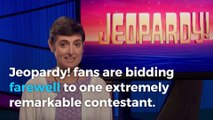 Jeopardy! host Alex Trebek pays tribute to late cancer-stricken contestant