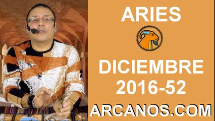 ARIES DICIEMBRE 2016-18 al 24 Dic 2016-Amor Solteros Parejas Dinero Trabajo-ARCANOS.COM