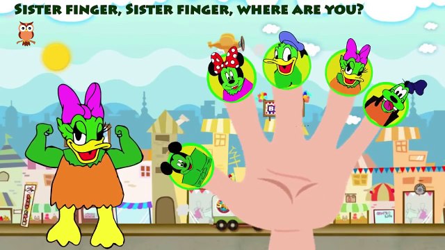 Peppa Pig Lanterna Verde Green vs Mickey Mouse Hulk Donal Family Finger Nursery Rhymes Lyrics