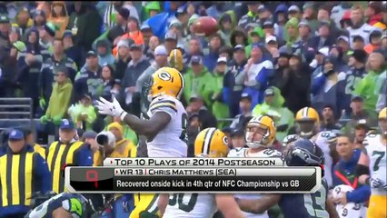 Top 10 plays from the 2014 NFL Playoffs - Лучшие 10 моментов в плей-офф НФЛ сезон 2014