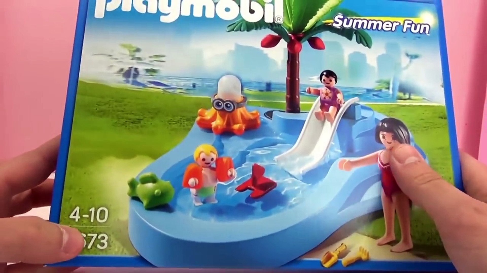playmobil 6673 summer fun baby pool with slide