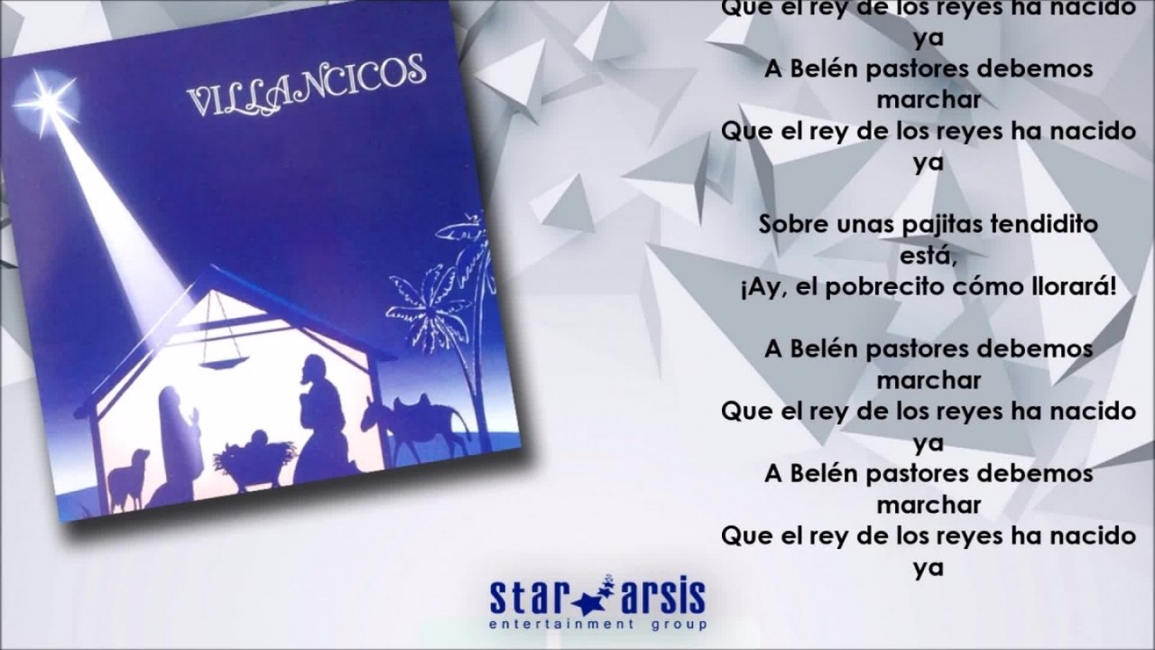 Villancicos Navideños - A Belén Pastores (Audio Lyric)