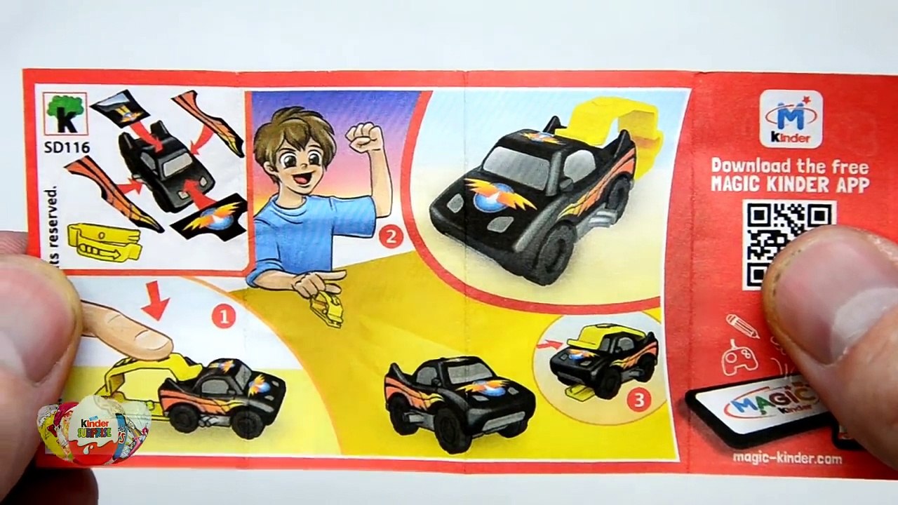 Surprise Eggs Unboxing !! Kinder Surprise Eggs !! Disney Pixar Finding Dory Series !! Mini Cooper