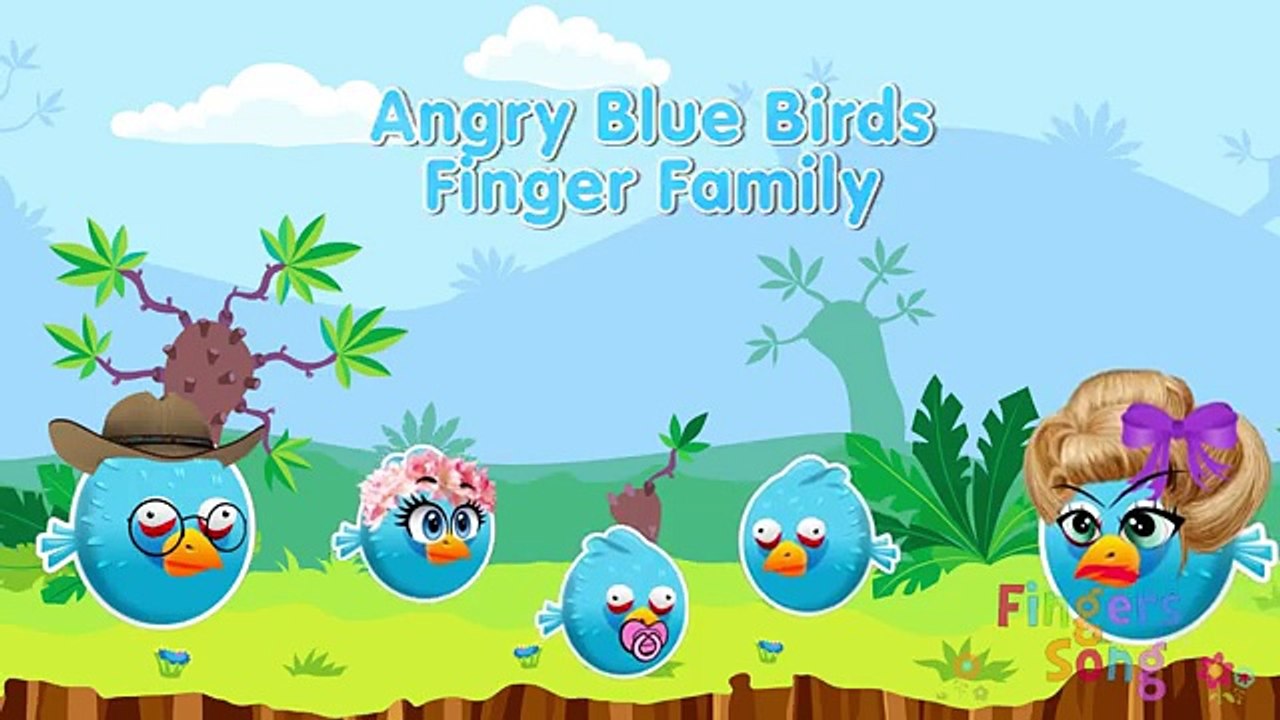 ANGRY BIRDS Finger Family Nursery Rhyme