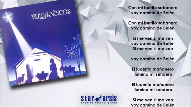 Villancicos Navideños - El Burrito Sabanero (Audio Lyric)