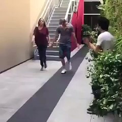 A couple fight against young man