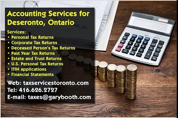 Deseronto , Accounting Services , 416-626-2727 , taxes@garybooth.com