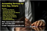 Gore Bay , Accounting Services , 416-626-2727, taxes@garybooth.com