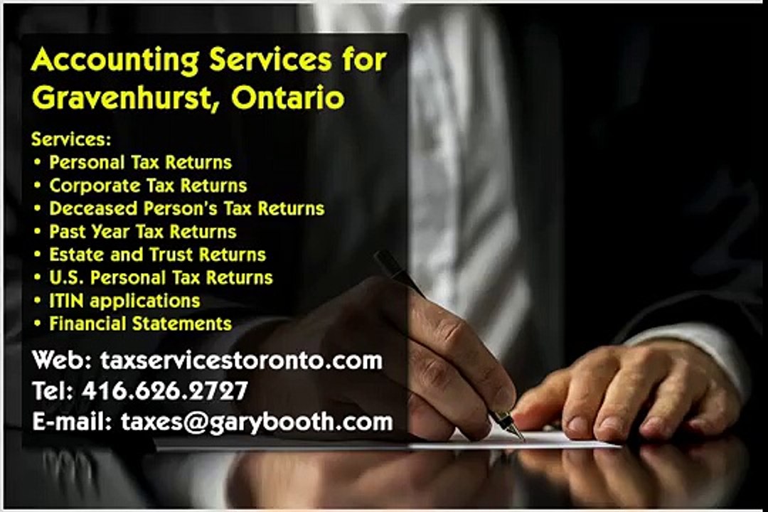 Gravenhurst , Accounting Services , 416-626-2727 , taxes@garybooth.com