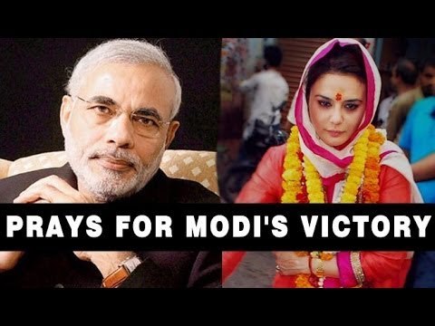 Preity Zinta Prays For Narendra Modi's Victory