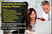 Kingston ,Accounting Services , 416-626-2727 , taxes@garybooth.com