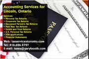 Lincoln , Accounting Services , 416-626-2727, taxes@garybooth.com