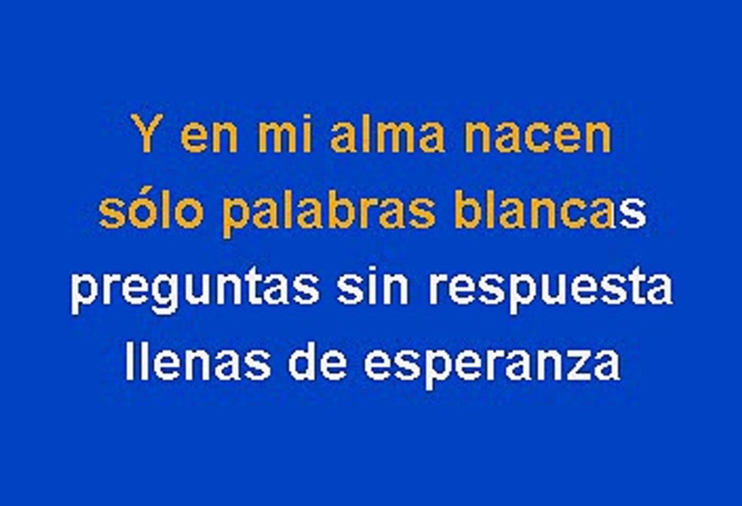 Camilo Sesto - Quieres ser mi amante (Karaoke)