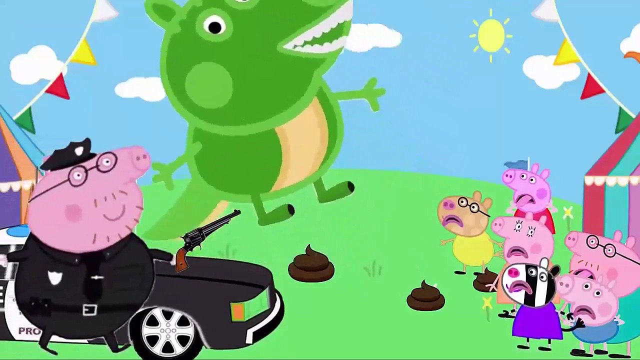 Peppa Pig Crying kidnepped Mr.Dinosaur vs Witch Funny Finger Family Nursery Rhymes episode Parody