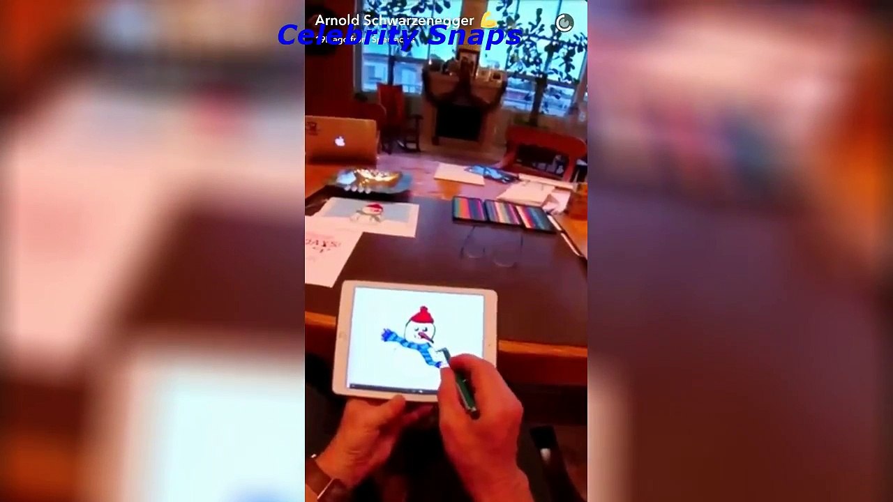 Arnold Schwarzenegger Snapchat Stories December 21st 2016 _ Celebrity Snaps