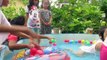 Eğlenceli yüzmek birlikte ❤ Mutlu Yüzücü Çocuk Can yeleği Yüzme Havuzu Oyuncak Seti @LifiaTubeHD