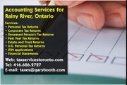Rainy River, Accounting Services , 416-626-2727 , taxes@garybooth.com