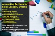 Sioux Lookout , Accounting Services , 416-626-2727 , taxes@garybooth.com