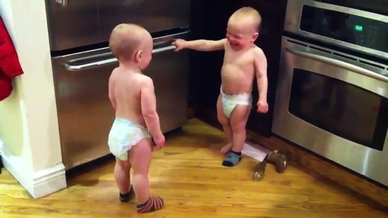 Babies fight talk